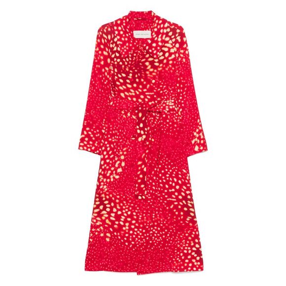 Dries Van Noten Red Coats - Double Breasted & Peacoats Women